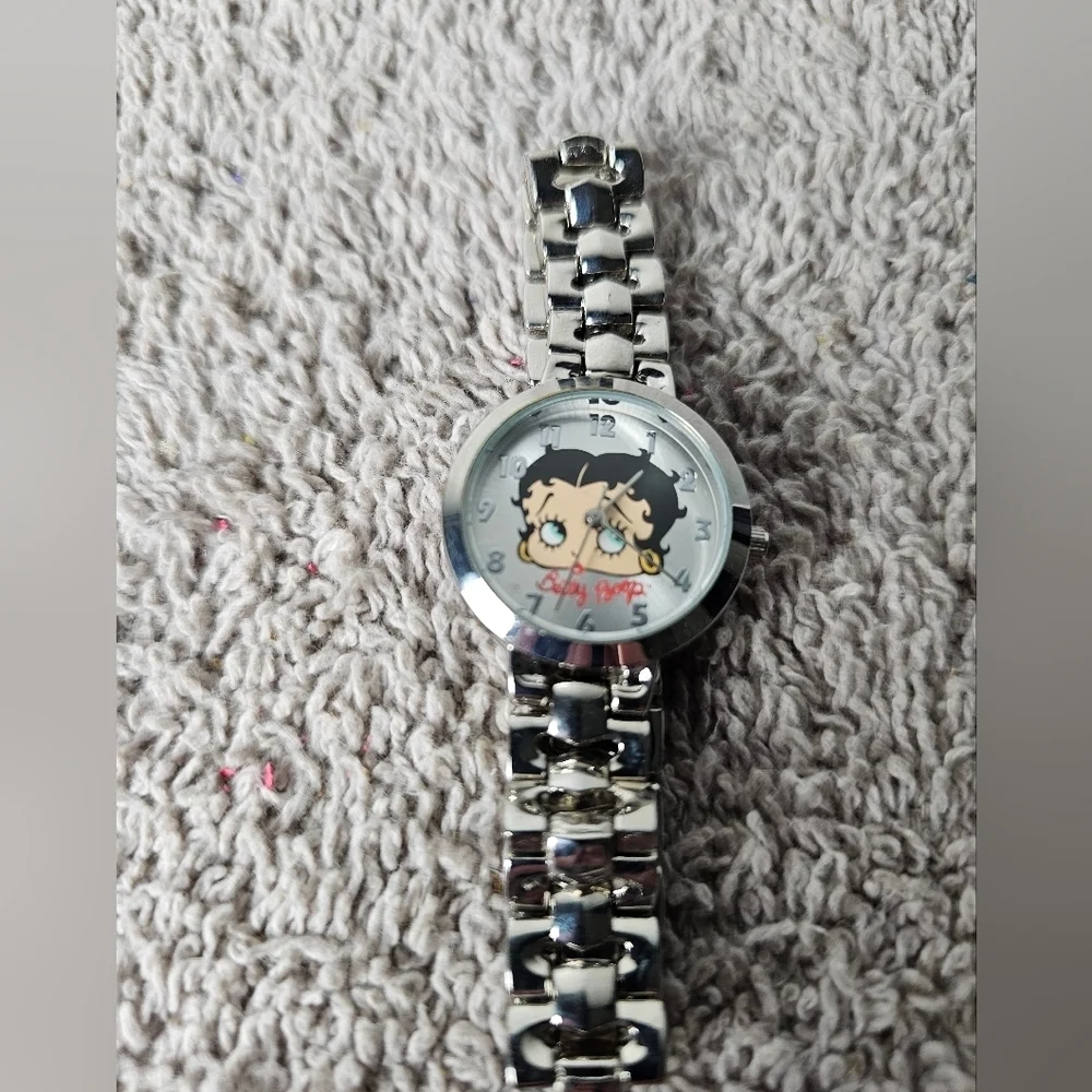 Betty Boop Watch,Charm Bracelet and Stretch Bracelet.